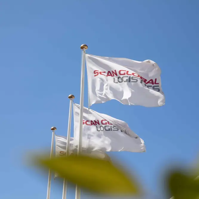 Scan Global logo flags