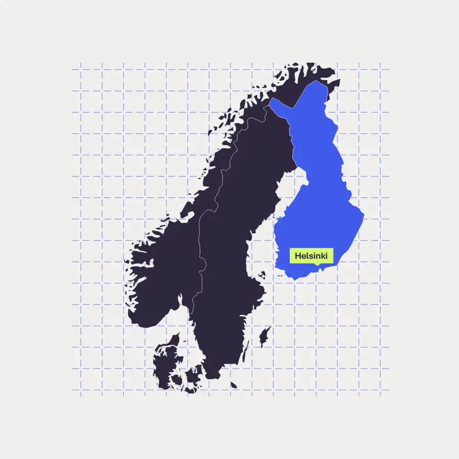 Mind Energy map of Finland